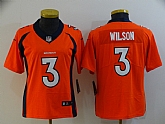 Women Nike Broncos 3 Russell Wilson Orange Vapor Untouchable Limited Jersey,baseball caps,new era cap wholesale,wholesale hats